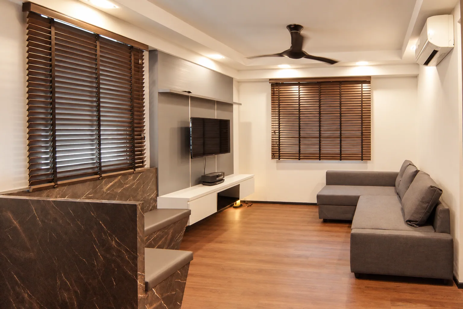 K Luxus portfolio: Punggol HDB living area